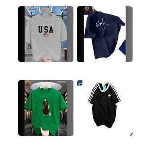 Camiseta de algodón de talla grande 100% para hombre de alta calidad, telas de alta calidad, contrataciones personalizadas, camisetas informales para hombre - Product Image 5