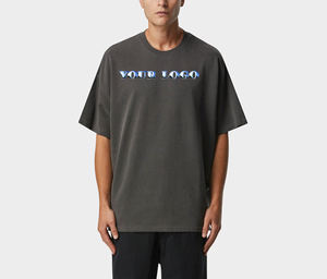 เสื้อยืดผ้าฝ้าย100% คอกลมแขนสั้นพิมพ์ลาย Dtg สำหรับทั้งชายและหญิงเสื้อยืดพิมพ์ลายสำหรับฤดูร้อน - Product Image 1