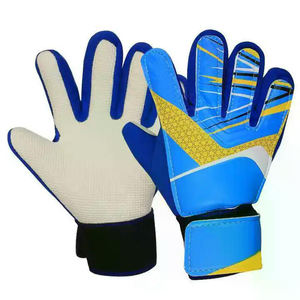 Vente en gros Gants de gardien de but professionnels confortables en cuir de haute qualité Gants de gardien de but de football imprimés personnalisés Doigt respirant - Product Image 5