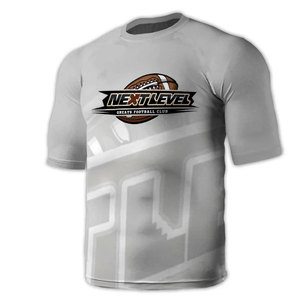 Maillot de basket-ball pour homme, sublimé, manches courtes, col rond, évacuation de l'humidité, coupe athlétique, toutes saisons, polyester - Product Image 3