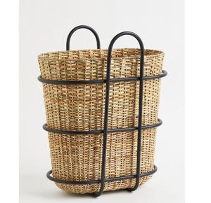Panier carré noir marron foncé avec grandes poignées en bois Panier de fruits et légumes le plus vendu - Product Image 3