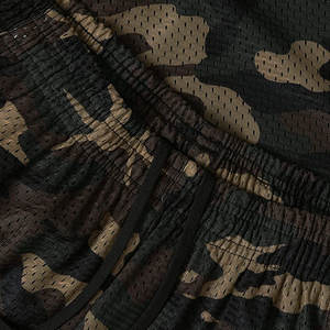 Pantalones Cortos de Baloncesto de Malla con Estampado de Camuflaje, Transpirables y Elásticos, con Logotipo Personalizado, de Poliéster, para Hombre, para Entrenamiento y Juegos - Product Image 3