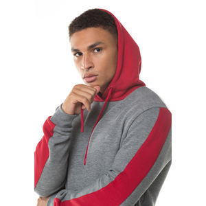 Sweat à capuche pour homme en coton doux, vente chaude, automne, avec design à 2 panneaux pour la rétention de la chaleur, écologique et respirant - Product Image 3