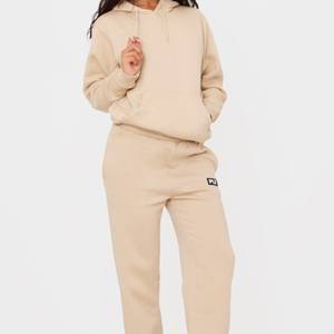 Alta Calidad Ecológica mujer 400 Gsm francés Terry cremallera Sudadera con capucha de gran tamaño manga larga sudadera cuello ancho logotipo personalizado - Product Image 1