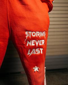 Men Jogger Set Custom Logo Acid Wash <b>Applique</b> Distressed Embroidery Flared Sweatpants and Hoodie Set Tracksuits Two Piece Set - Product Image 4