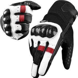 Gants en cuir de qualité supérieure Gants en cuir de moto Gants de moto de course en cuir de vachette - Product Image 1