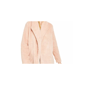 Giacca in pile rosa Calvin Klein da donna, taglia grande, imbottita in fibra di poliestere, cappotto lungo stampato per autunno inverno primavera - Product Image 2
