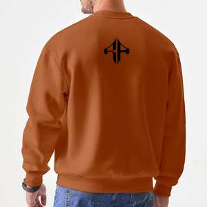 Sudadera OEM para hombre con logotipo personalizado manga larga Color sólido O, cuello sudadera 100% algodón O, cuello de ATLANTIC - Product Image 3