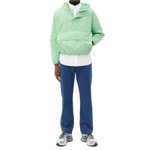 Chaqueta Cortavientos Impermeable de Primavera para Hombre, de Alta Calidad, con Media Cremallera, Estilo Anorak, con Capucha, de Nailon - Product Image 4