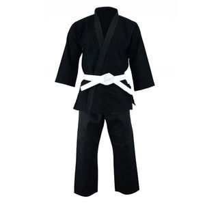 Uniforme de Karate de Judo blanco de alta calidad para adultos Cómodo acanalado BJJ Taekwondo Jiu Jitsu GIs Ropa de artes marciales personalizada - Product Image 5