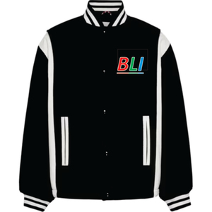 <b>Men's</b> Varsity Baseball Jersey Jacket Stand Collar Breathable Eco-Friendly Winter Fashion OEM Logo Design Wool/Polyester Blend - Product Image 5