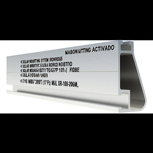 Sistema de Montaje Solar IronRidge XR100 204" (17 pies) Mill Rail XR-100-204M - Product Image 2