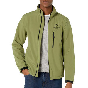 Veste d'hiver Softshell de haute qualité la plus vendue Matériau durable avec col montant et styles de joueur avec logo avant - Product Image 4