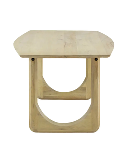 Tự Nhiên Kết Thúc Thanh Lịch Thiết Kế Ban Đầu Đảo Ngược Hình Chữ U Chân Gỗ Rắn Xoài Hình Chữ Nhật Bằng Gỗ Hình Dạng Phòng Ăn Bàn Ăn - Product Image 4