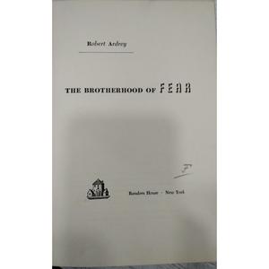 La fratellanza della paura (1952) - Robert Ardrey