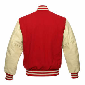 Meilleure vente en stock nouvelle veste universitaire utilitaire classique vintage d'extérieur veste de baseball décontractée pour les collèges veste de baseball pour hommes - Product Image 2