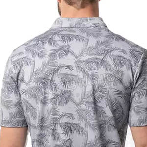 Camiseta de Golf de Manga Corta para Hombre, de Secado Rápido y Transpirable, Personalizable, Lisa, con Diseño de Letras, Poliéster/Algodón, Venta al Por Mayor - Product Image 2