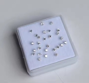 เพชรธรรมชาติทรงหลวม E-G สีขาว Si1เพชรแท้1.25มม. 1.00 CTW 100% ใสจากอินเดีย - Product Image 1