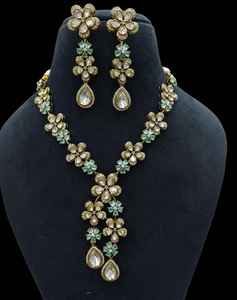 ชุดสร้อยคอลายจุดที่สวยงามสำหรับผู้หญิงสวมใส่ได้ทั้งแบบชนเผ่าและสมัยใหม่เหมาะสำหรับใส่ไปงานปาร์ตี้เฉลิมฉลอง - Product Image 2