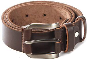 Cinturón Formal de Cuero Genuino para Hombre, Resistente, de Grano Completo, con Hebilla de Aleación - Product Image 5