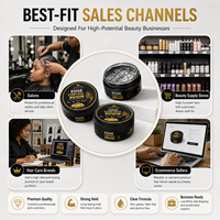 Gel Coiffant Fixation Forte Anti-Humidité Non Gras Sans Résidus pour Cheveux 4C, Marque Privée, Enrichi en Vitamines, Fournisseur