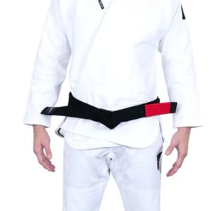 กางเกงคอร์จีไอสีขาวน้ำหนักเบา BJJ GI 400กรัมผ้าถักลายมุกเครื่องแบบ Jitsu ทนทานสำหรับฝึกซ้อมและแข่งขัน - Product Image 4