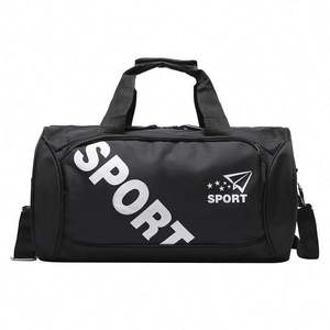 Bolsa de Deporte de Nailon Colorida con Logotipo Personalizado, Bolsa de Viaje Impermeable con Compartimento para Zapatos, Bolsa de Gimnasio para Deportes al Aire Libre - Product Image 1