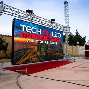 P3.9ผนังวิดีโอ LED กลางแจ้งสำหรับห้างสรรพสินค้าจอแสดงป้ายดิจิตอลสำหรับห้องแสดงนิทรรศการภาพเคลื่อนไหวกราฟิกสำหรับขายปลีก - Product Image 1