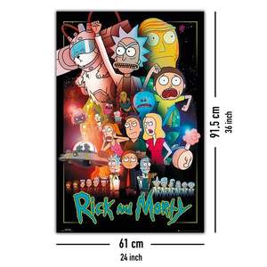 Affiche design moderne pour décoration murale, pour Rick et Morty - Product Image 2