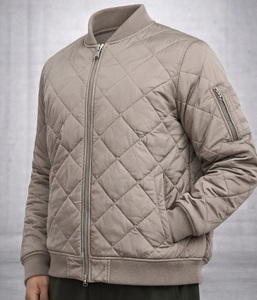 Chaqueta Bomber Acolchada para Hombre, con Logotipo Personalizado, Ligera, Acolchada, de Invierno, Cálida, Aislante, Estilo Universitario, Cortavientos, Ropa Urbana - Product Image 3