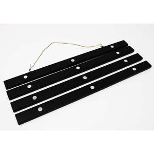 Detachable 50 cm Pair of Magnetic <b>Poster</b> Strips Black Plastic Functional Design - Product Image 4