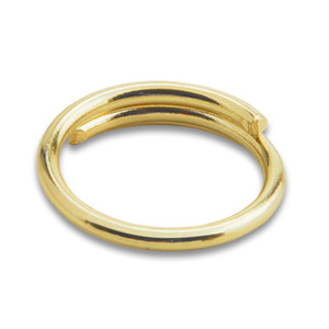 Anello Mm. 14 Perline per Catena in Ottone Lucido - Product Image 1