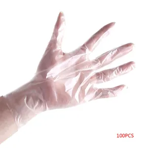 Высококачественные одноразовые пластиковые перчатки HDPE/LDPE/CPE для очистки пищевых продуктов, сделано во Вьетнаме