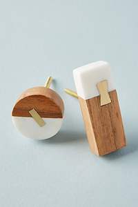 Boutons en marbre écologiques et durables, style Art déco, pour armoire, tiroir, meuble, quincaillerie, artisanat de décoration intérieure haut de gamme, fabrication artisanale, Exim - Product Image 3