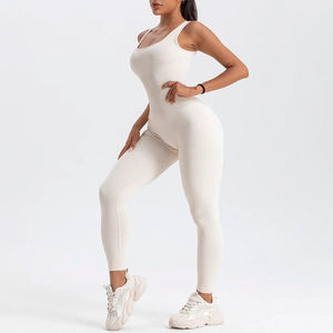 Mono Deportivo de Yoga sin Mangas de Alta Calidad, Personalizado, Elástico, para Entrenamiento en el Gimnasio, para Mujer - Product Image 4