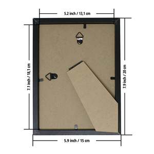 Juego de 12 Marcos de Fotos Negros de 13 x 18 cm para Exhibir tus Imágenes - Product Image 4