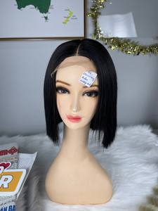 Perruques de haute qualité cheveux humains couleur naturelle 100% cheveux vietnamiens bruts perruque frontale en dentelle hd - Product Image 6