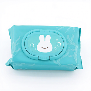 Uniquality Lingettes Humides Bébé 80 Lingettes Nettoyage Mains et Bouche Soin Peaux Sensibles Sans Parfum Sans Alcool Non-Tissées - Product Image 1