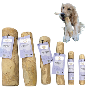 Palo de madera de café TAKIMEX para perros, juguete masticable orgánico con larga vida útil y sin productos químicos - Product Image 1