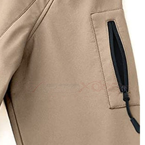 Chaqueta Softshell de buen Material con etiqueta privada, su propio LOGOTIPO, suministro de fábrica, chaquetas Softshell personalizadas de alta calidad para hombres - Product Image 6