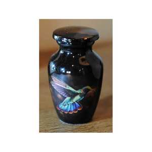 Jarrón de urna de cremación de latón hecho a mano para cenizas urna de recuerdo funerario conmemorativo de alta calidad - Product Image 4