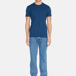 T-shirts personnalisés pour hommes en gros, 100 % coton, respirants, séchage rapide, anti-rétrécissement, manches courtes, épaules tombantes, fournisseur Bangladesh - Product Image 1
