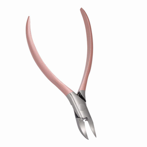 Professional Manicure Cuticle <b>Cutter</b> Toes <b>Nail</b> Trimmers Customized Top Stainless Steel Half Jaw Cuticle Nippers - Product Image 3