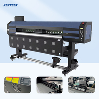 Kenteer 1.8m KTM-A32 Nuevo Impresora Eco Solvente Totalmente Automática para Plotter, Impresión de Lonas Flexibles, Máquina de Impresión I3200