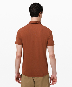 Logo personnalisé de haute qualité pour polos Fabrication Fournisseur de tissu en jersey en gros Motif brodé Motif solide - Product Image 3