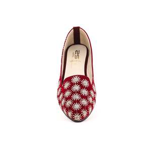 Zapatos planos Maroon WN0815 - Product Image 1