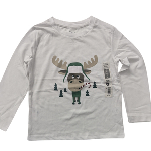Camiseta de algodón estampada larga Sve con cuello redondo para bebé de marca Stock de invierno Lote de prendas - Product Image 6