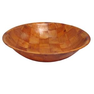Customized Design Acacia Wooden <b>Large</b> <b>Bowl</b> Environmentally Friendly Dinnerware for Hotel Resort Party Usage for Fruit <b>Serving</b> - Product Image 4