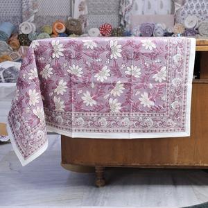 Traditional Hand Block Printed Bedsheet Set Made from 100% Cotton Lightweight Bedding for Summer and Home Interior Design - Product Image 1