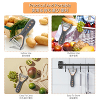 Hot Koop Keuken Gadgets Multifunctionele Swivel Fruit Dunschiller Julienne Wortel Dunschiller